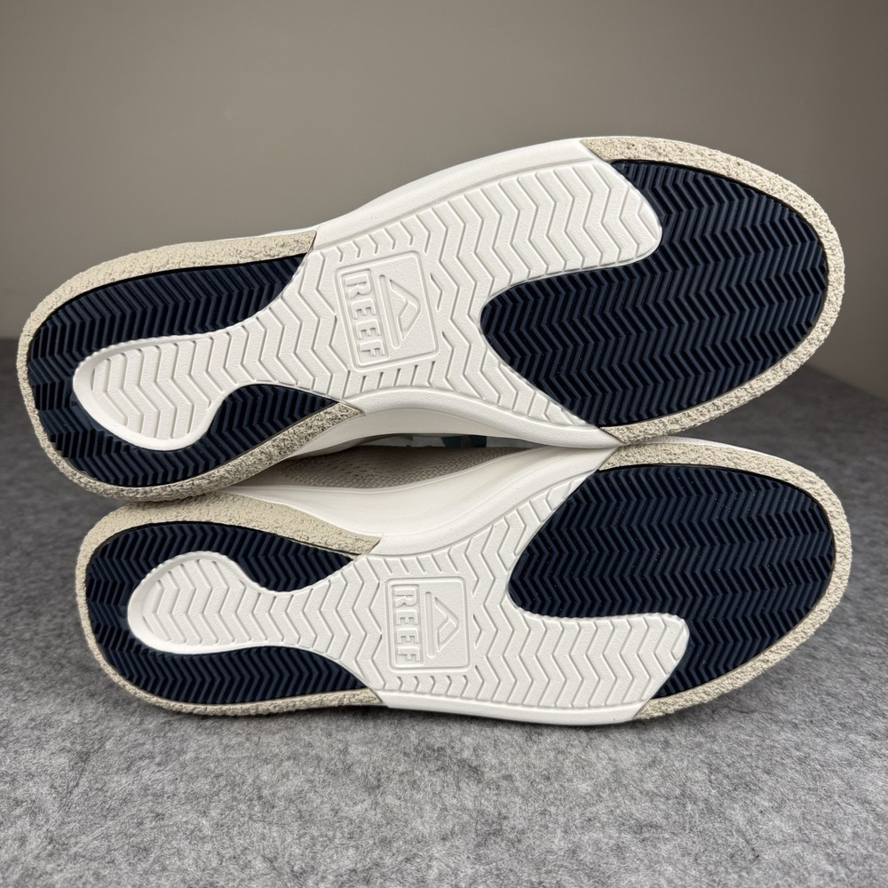 REEF BRAND NEW Shoreline Del Mar Shoes Tan White Navy Red Men's Size 13 - Picture 9 of 9